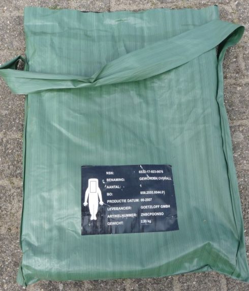 Nederlands KL NBC / CBRN beschermingsoverall voor gewonden - Afbeelding 8