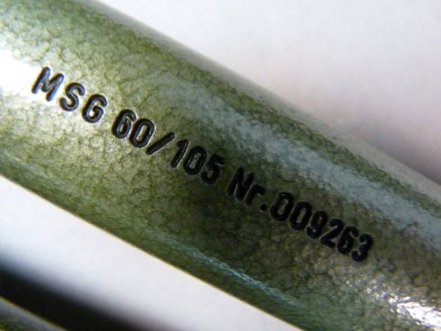 NVA MSG-60/105 mijndetector met Blumentarn / Flachentarn tas - Afbeelding 9