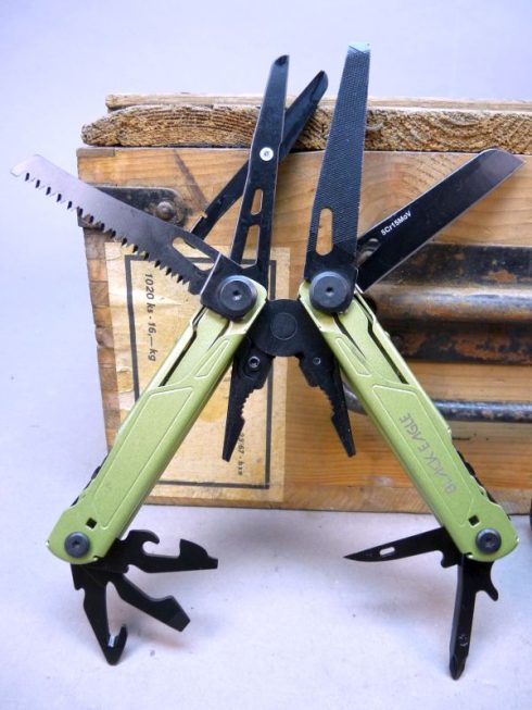 Black Eagle Yukon Forest Green multitool - Afbeelding 3