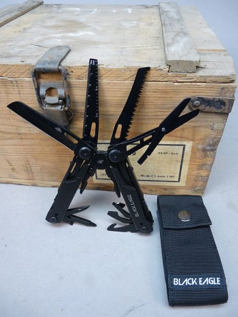 Black Eagle Yukon Midnight Black multitool