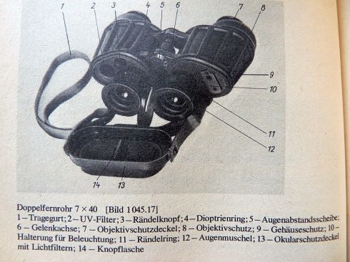 NVA verrekijker DF 7x40 - Afbeelding 13