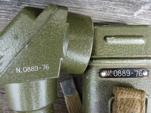 Sovjet PAB-2 periscoop artillerie richtcirkel, compleet set! - Afbeelding 15
