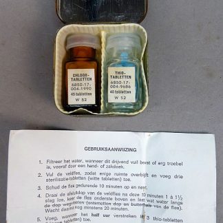 Waterzuivering set, Nederlandse leger jaren 50