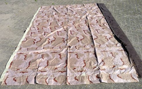 Nederlands KL Desert camouflage afdekzeil