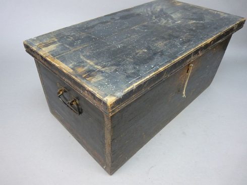 Vintage houten kist - Afbeelding 4