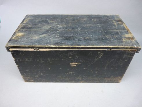 Vintage houten kist - Afbeelding 6