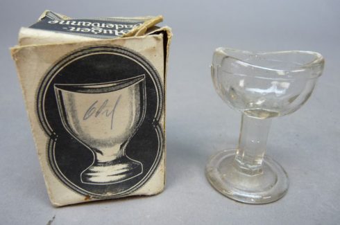 Vintage oogspoelglas, jaren 30/40
