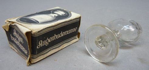 Vintage oogspoelglas, jaren 30/40 - Afbeelding 2