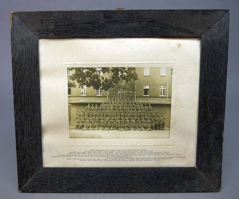 Wehrmacht groepsfoto met lijst