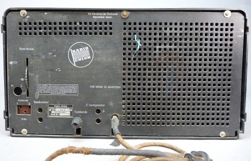 Bakelieten radio UNION RU3W - Afbeelding 9