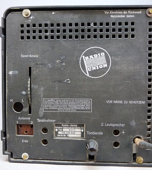 Bakelieten radio UNION RU3W - Afbeelding 10