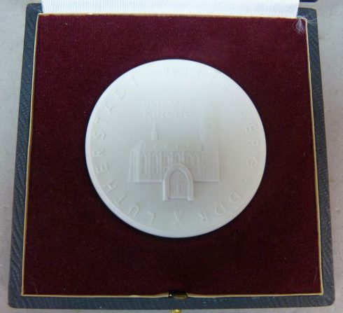 DDR Medaille Lutherstadt Wittenberg Meissen