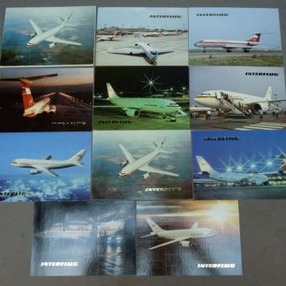 DDR Interflug ansichtkaarten set