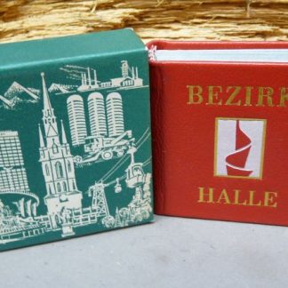 DDR Mini boekje Bezirk Halle