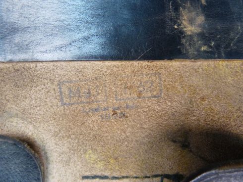 Zwart DDR Makarov holster MDJ (Ministerium des Justitz) vroeg model met ,,recht riempje,, - Afbeelding 3