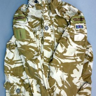 Desert camouflage windproof smock parka Royal Marines Commando