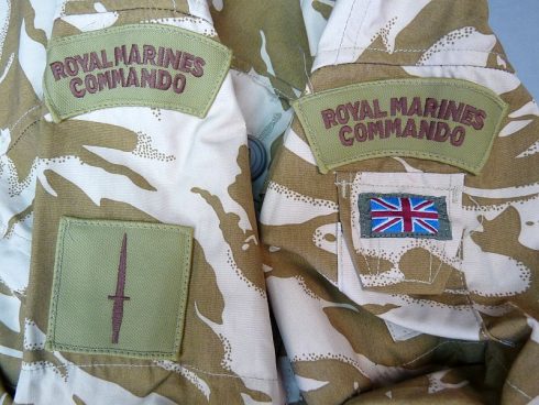 Desert camouflage windproof smock parka Royal Marines Commando - Afbeelding 3
