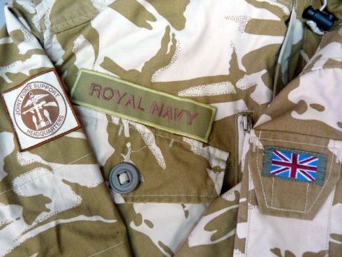 Desert camouflage windproof smock parka, Royal Navy - Afbeelding 2