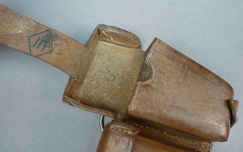 Leren Mosin Nagant patroontas - Afbeelding 3