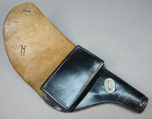 Seinpistool holster, Bundesgrenzschutz, vroeg model - Afbeelding 3