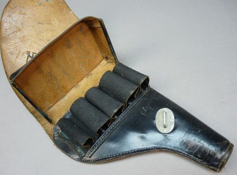 Seinpistool holster, Bundesgrenzschutz, vroeg model - Afbeelding 4