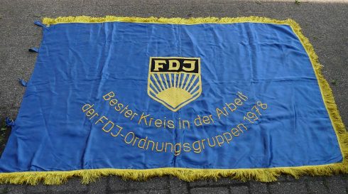 DDR FDJ vaandel 1978 (Freie Deutsche Jugend) - Afbeelding 2