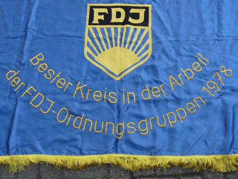 DDR FDJ vaandel 1978 (Freie Deutsche Jugend) - Afbeelding 3