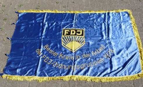 DDR FDJ vaandel 1978 (Freie Deutsche Jugend)