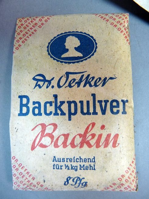 Zakje Dr Oetker ,,Backpulver,, van voor 1945 - Afbeelding 2