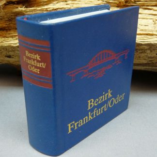 DDR mini boekje Bezirk Frankfurt/Oder