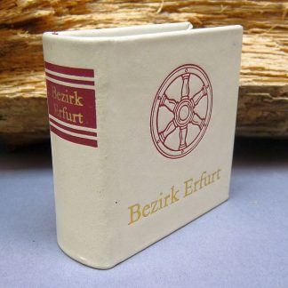 DDR Mini boekje Bezirk Erfurt