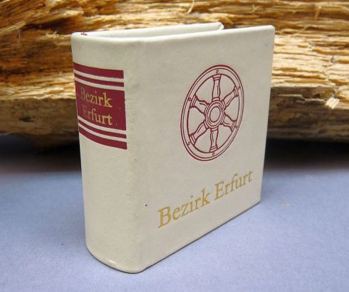 DDR Mini boekje Bezirk Erfurt
