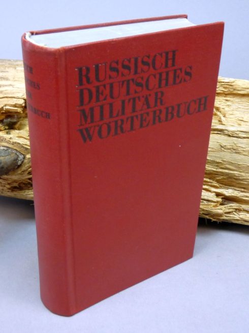 DDR NVA Russisch Deutsches militair worterbuch