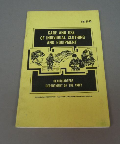 Care and use of individual clothing and equipment