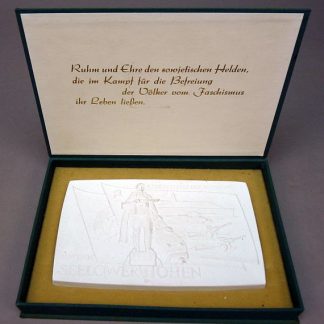 DDR souvenir Seelower Hohen, Meissen porselein