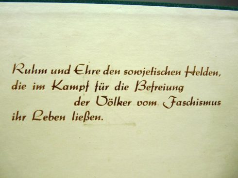 DDR souvenir Seelower Hohen, Meissen porselein - Afbeelding 2