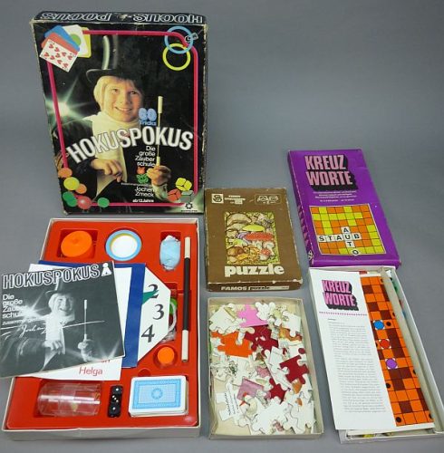 Lot van 3 vintage DDR spellen