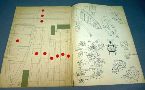 DDR bouwplaten map ,,Sowjetischer Kreuzer Swerdlow,, 1964 - Afbeelding 3