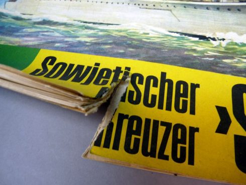 DDR bouwplaten map ,,Sowjetischer Kreuzer Swerdlow,, 1964 - Afbeelding 6
