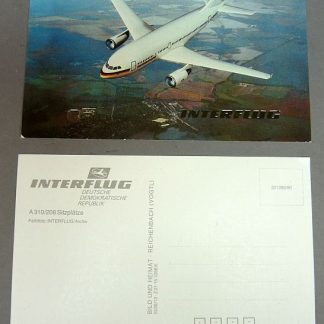 DDR Interflug postkaart