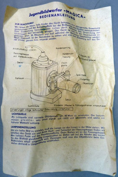 DDR bakelieten ,,Jugend Bildwerfer Magica,, projector - Afbeelding 4