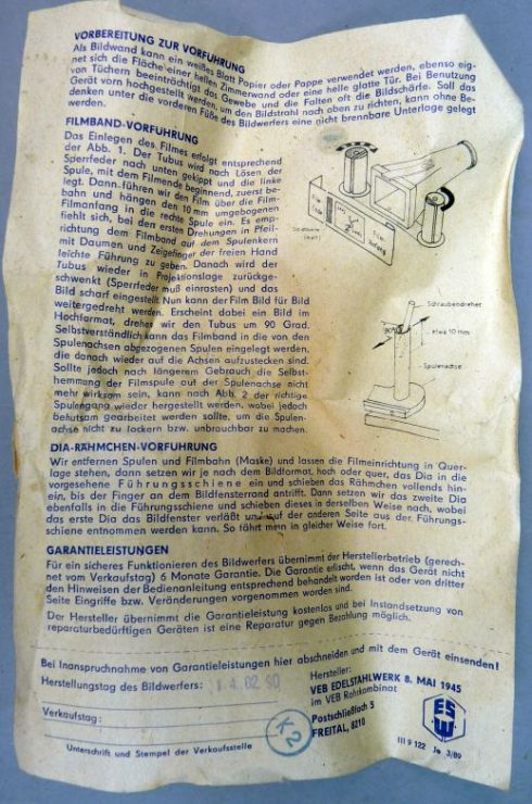 DDR bakelieten ,,Jugend Bildwerfer Magica,, projector - Afbeelding 5