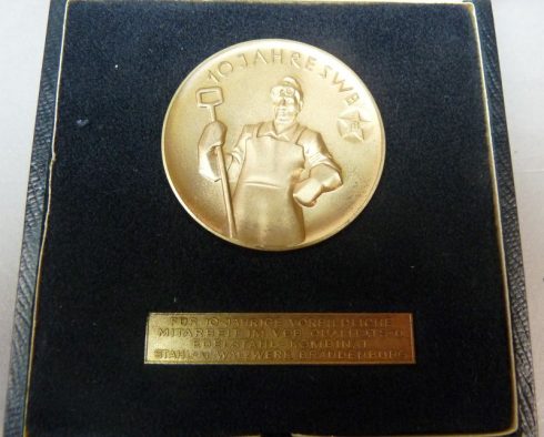 Oude DDR Medaille 10 Jahre SWB - Afbeelding 2