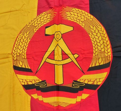 Grote stoffen DDR NVA venstervlag 285x122 - Afbeelding 2