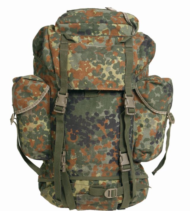 Bundeswehr gevechts rugzak / rugtas, 65 liter, gebruikt - Afbeelding 3