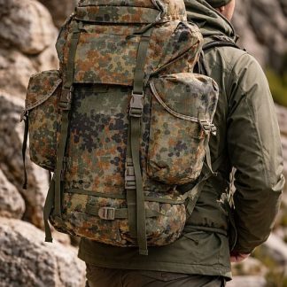 Bundeswehr gevechts rugzak / rugtas, 65 liter, gebruikt