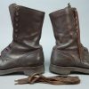Nederlands leren legerkisten, US jump boots model, maat 43 - Afbeelding 4