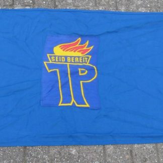 DDR JP Jung Pioniere vlag stof 130x75