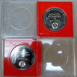 DDR Medailles Meister Schaften im melken 1984 en 1985