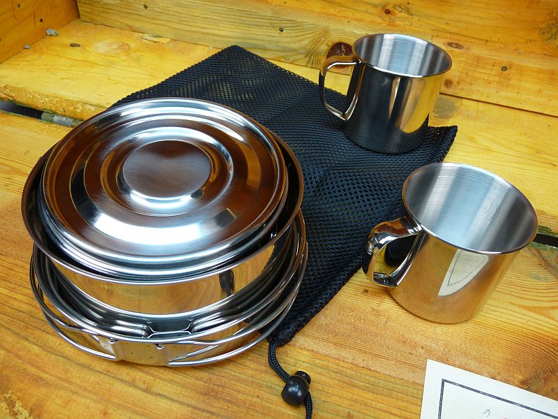 8 Delig kookset, RVS, nieuw - Afbeelding 2